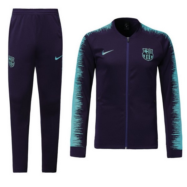 Chandal Niños Barcelona 2018-19 Negro Azul